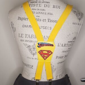 80s Superman DC Comic Suspenders